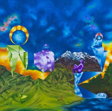 Original Surrealism Nature Paintings by Gonz Jove