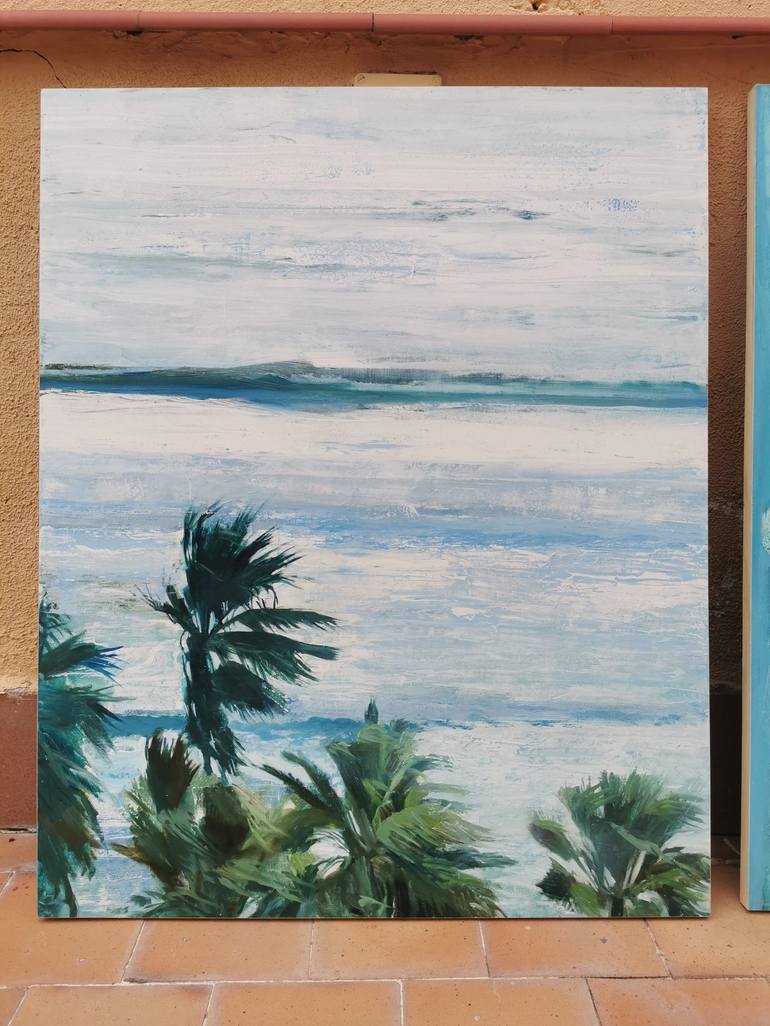 Original Beach Painting by Carmen Montero