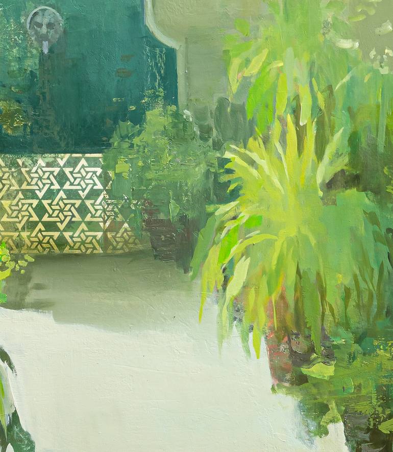 Original Figurative Garden Painting by Carmen Montero