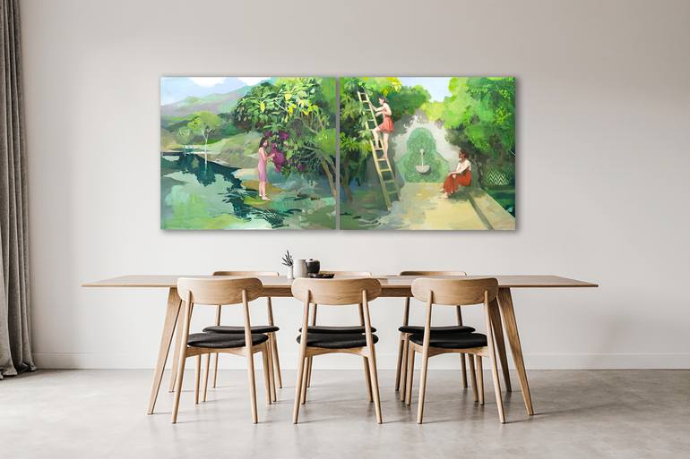 Original Figurative Nature Painting by Carmen Montero