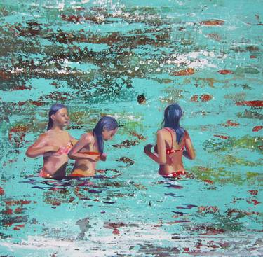 Print of Figurative Water Paintings by Carmen Montero