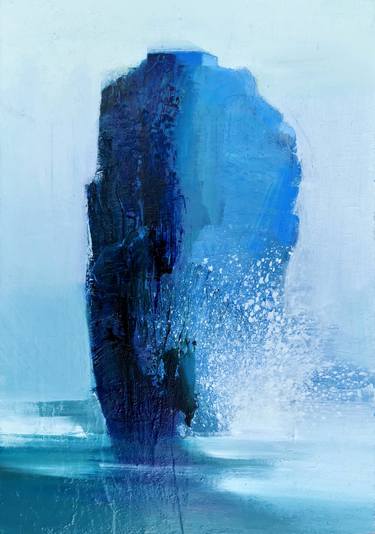 Original Abstract Expressionism Seascape Paintings by Carmen Montero