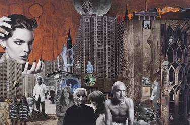Original World Culture Collage by Preston Jones
