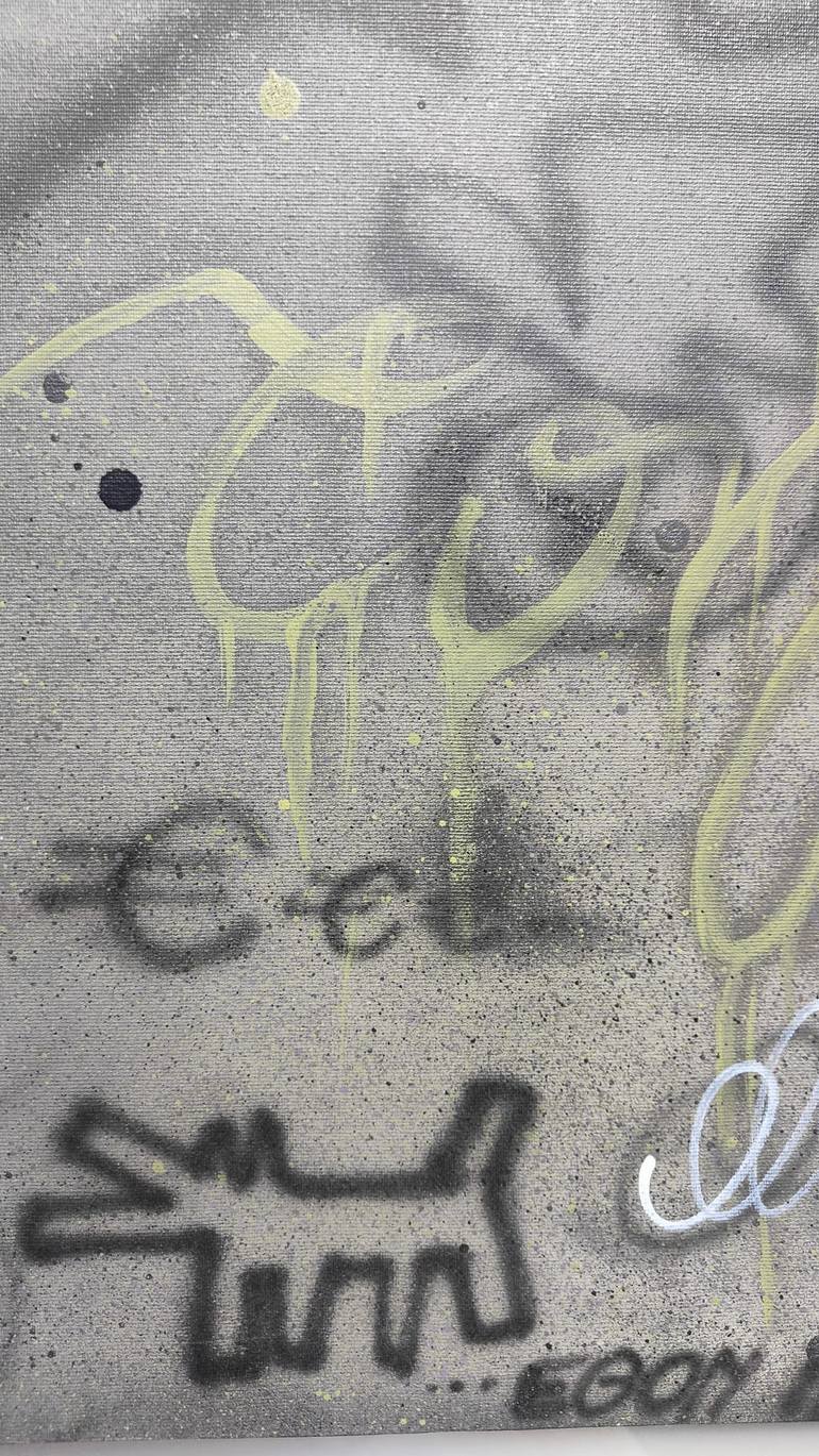 Original Figurative Graffiti Painting by D-Egon Zuodar
