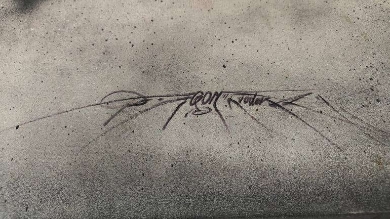 Original Street Art Graffiti Painting by D-Egon Zuodar