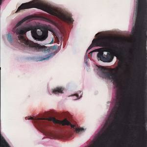 Self-Portrait After Eating Cherries