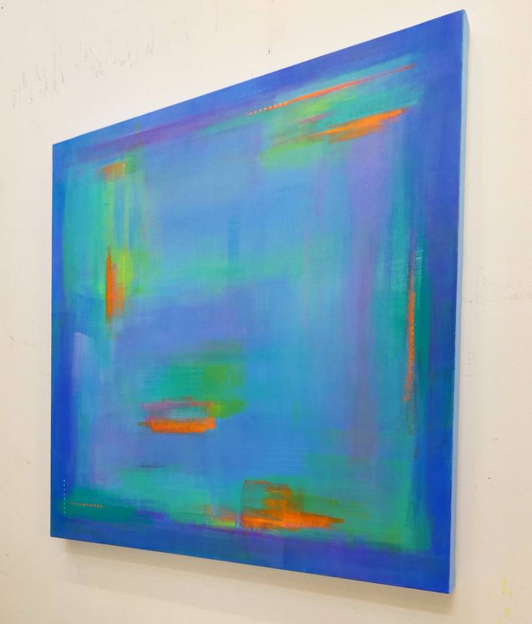 Original Abstract Expressionism Abstract Painting by Katherine Evans