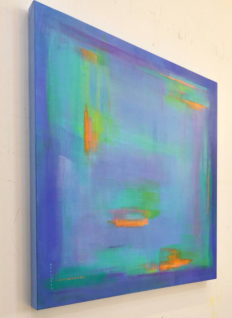 Original Abstract Expressionism Abstract Painting by Katherine Evans