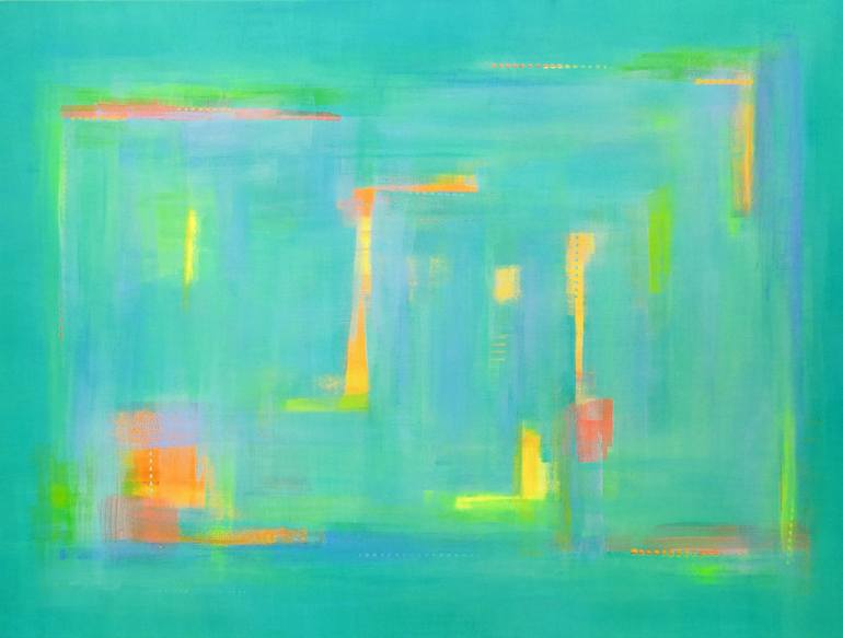 Original Abstract Expressionism Abstract Paintings by Katherine Evans