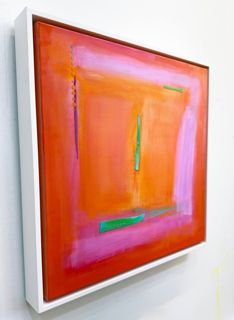 Original Abstract Expressionism Abstract Painting by Katherine Evans