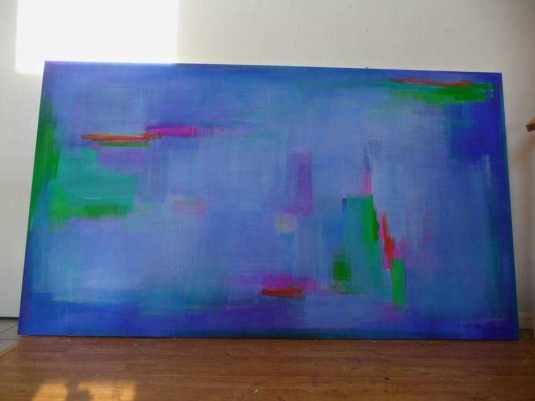 Original Abstract Expressionism Abstract Painting by Katherine Evans