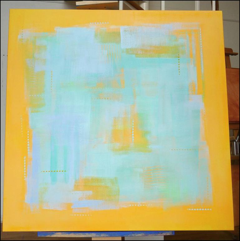 Original Abstract Expressionism Abstract Painting by Katherine Evans