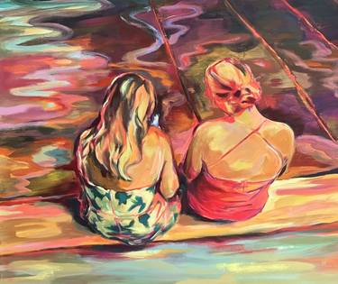 Original Figurative People Paintings by Anne Katrin Wille