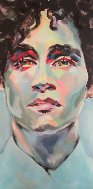 Original Expressionism Portrait Paintings by Anne Katrin Wille