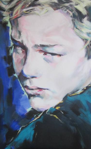 Original Expressionism Portrait Paintings by Anne Katrin Wille