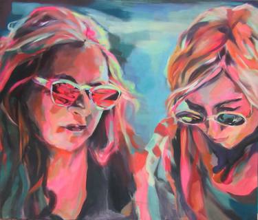 Original Expressionism People Paintings by Anne Katrin Wille