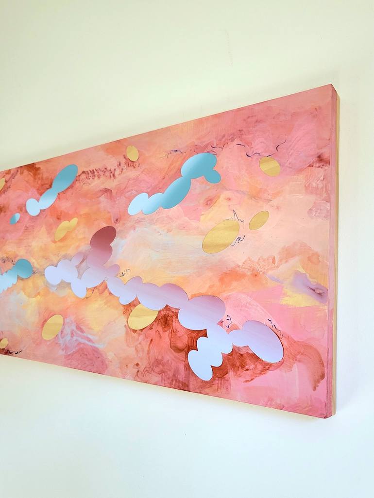 Original Abstract Expressionism Abstract Painting by Yuna Chun