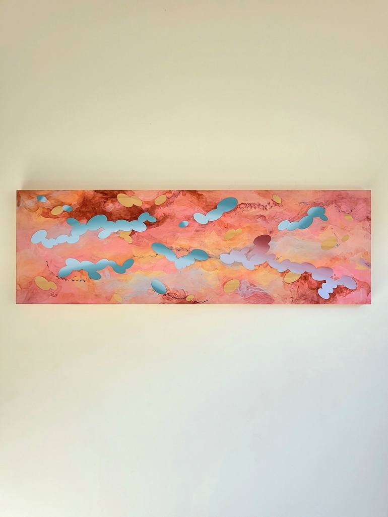 Original Abstract Expressionism Abstract Painting by Yuna Chun