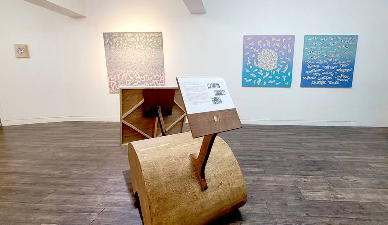 Original Abstract Expressionism Abstract Painting by Yuna Chun