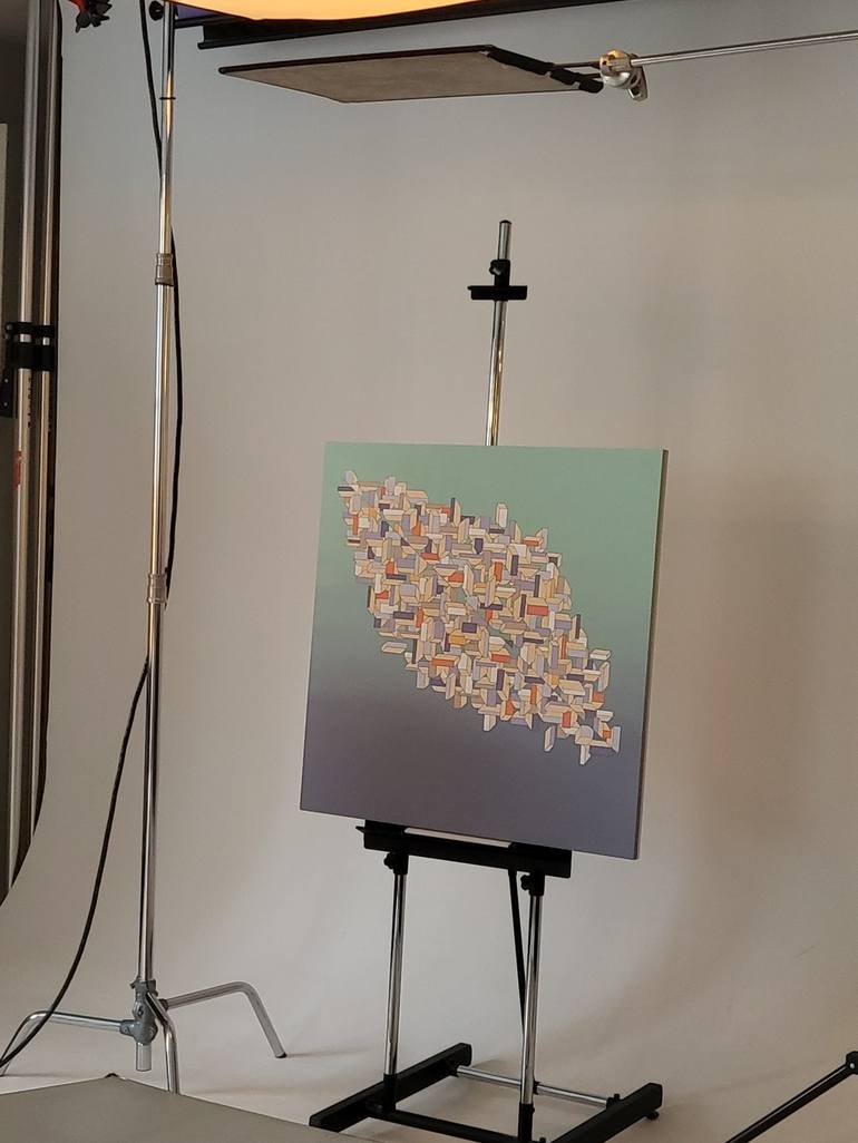 Original Abstract Expressionism Abstract Painting by Yuna Chun