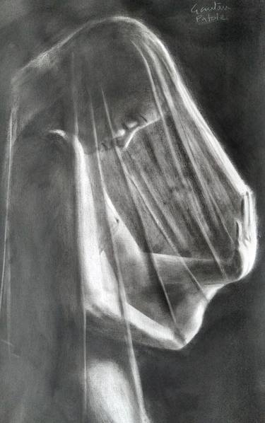 Original Figurative Women Painting by Gautam Patole