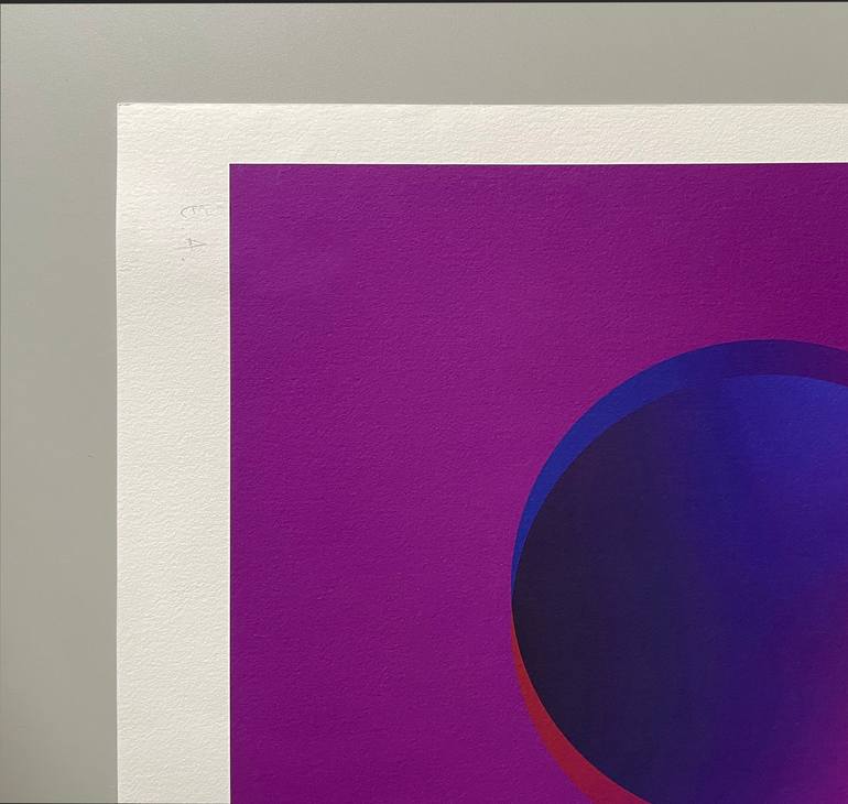Original Geometric Abstract Printmaking by Miran Kres