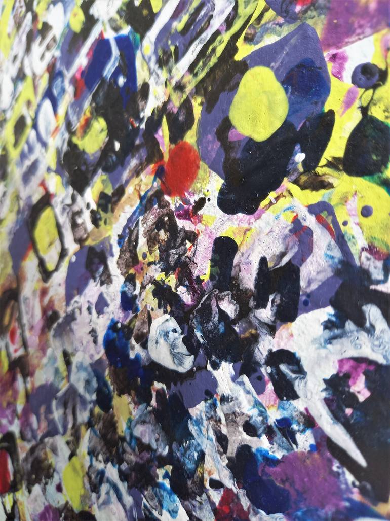 Original Abstract Expressionism Abstract Painting by Anton Rakun