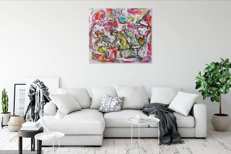 Original Abstract Painting by Anton Rakun