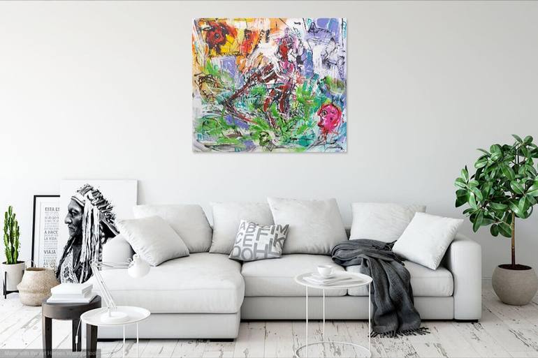 Original Abstract Painting by Anton Rakun