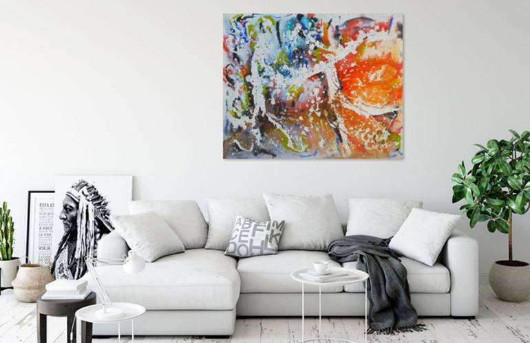 Original Abstract Expressionism Abstract Painting by Anton Rakun