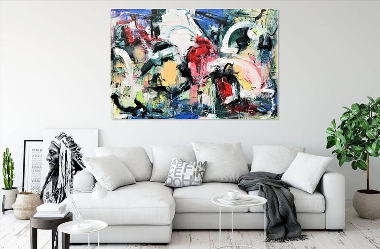 Original Abstract Painting by Anton Rakun