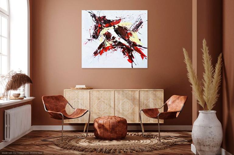 Original Abstract Expressionism Abstract Painting by Anton Rakun