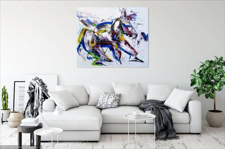 Original Abstract Painting by Anton Rakun