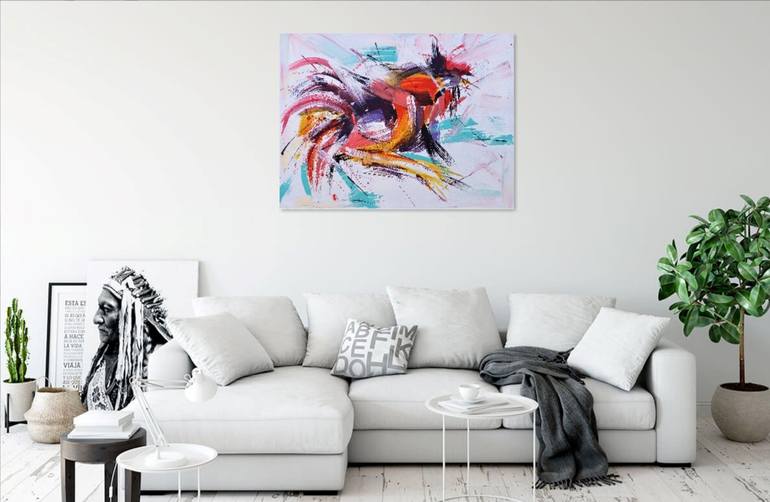 Original Documentary Animal Painting by Anton Rakun