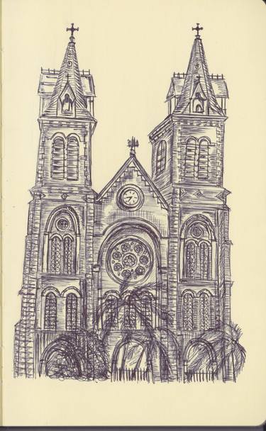Print of Fine Art Cities Drawings by Ballpointpen Illustrator