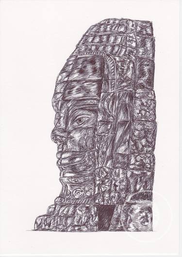 Ballpoint pen Angkor Thom Cambodia thumb