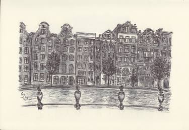 Print of Fine Art Architecture Drawings by Ballpointpen Illustrator