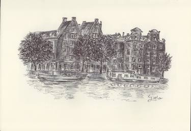 Print of Architecture Drawings by Ballpointpen Illustrator