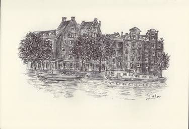 Print of Fine Art Architecture Drawings by Ballpointpen Illustrator