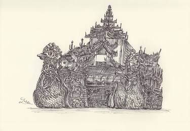 Print of Illustration Travel Drawings by Ballpointpen Illustrator