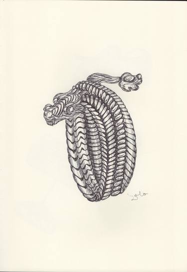 Print of Fine Art Fashion Drawings by Ballpointpen Illustrator