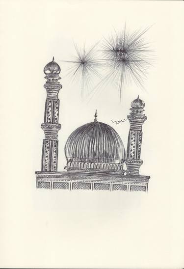 Print of Fine Art Travel Drawings by Ballpointpen Illustrator