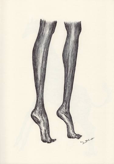 Original Illustration Body Drawings by Ballpointpen Illustrator
