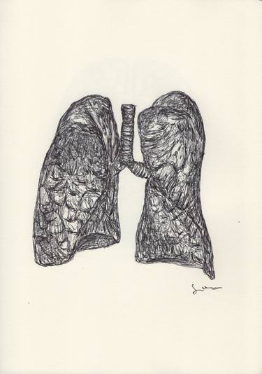 Print of Fine Art Health & Beauty Drawings by Ballpointpen Illustrator