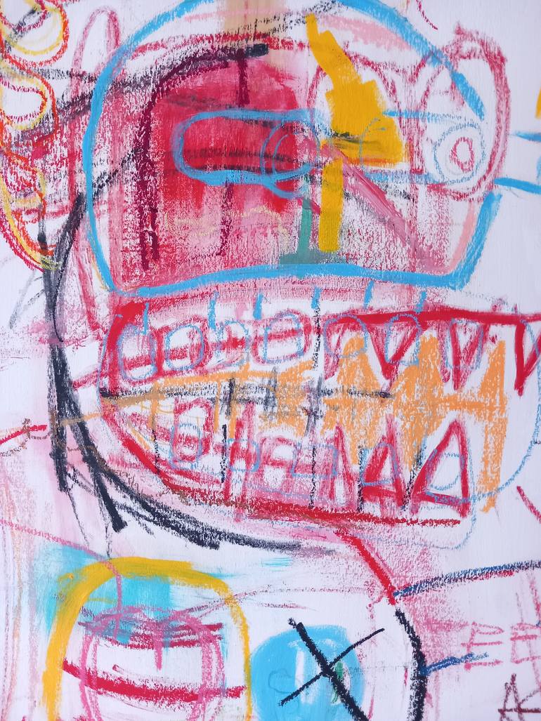 Original Abstract Expressionism People Painting by Jesse  Diss