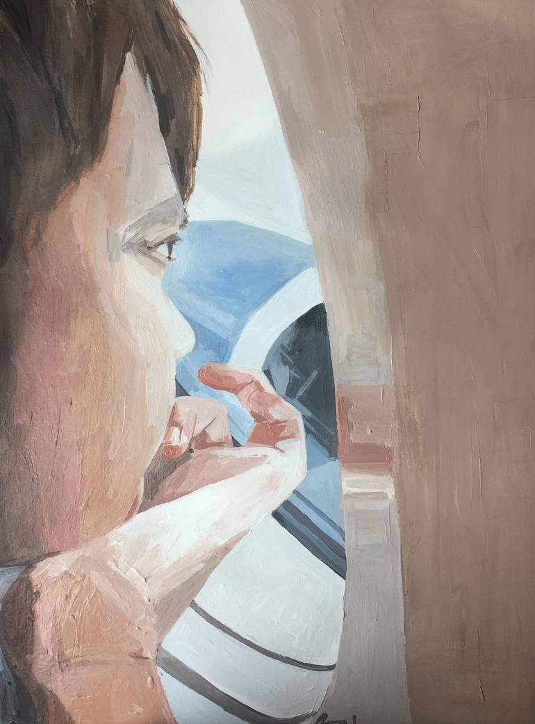 Original Documentary Love Paintings by Ann Devito