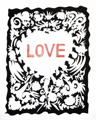 Original Love Printmaking by La Razzia