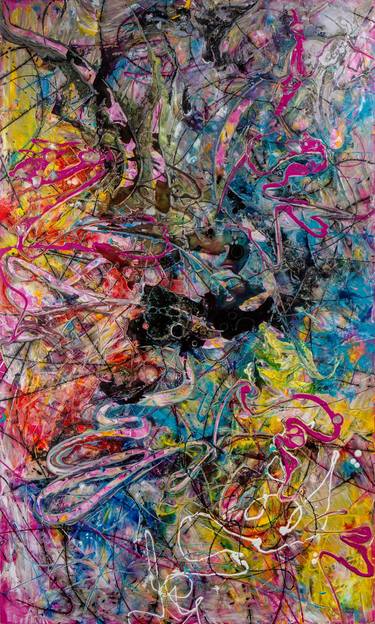 Original Abstract Expressionism Abstract Paintings by Blake Brasher