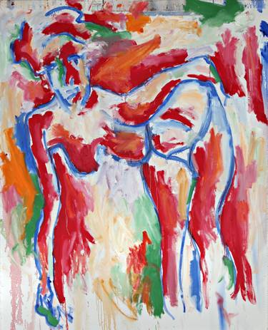 Print of Expressionism Women Paintings by Bob Cunningham