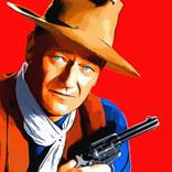 John Wayne in Rio Bravo by Art Cinema Gallery